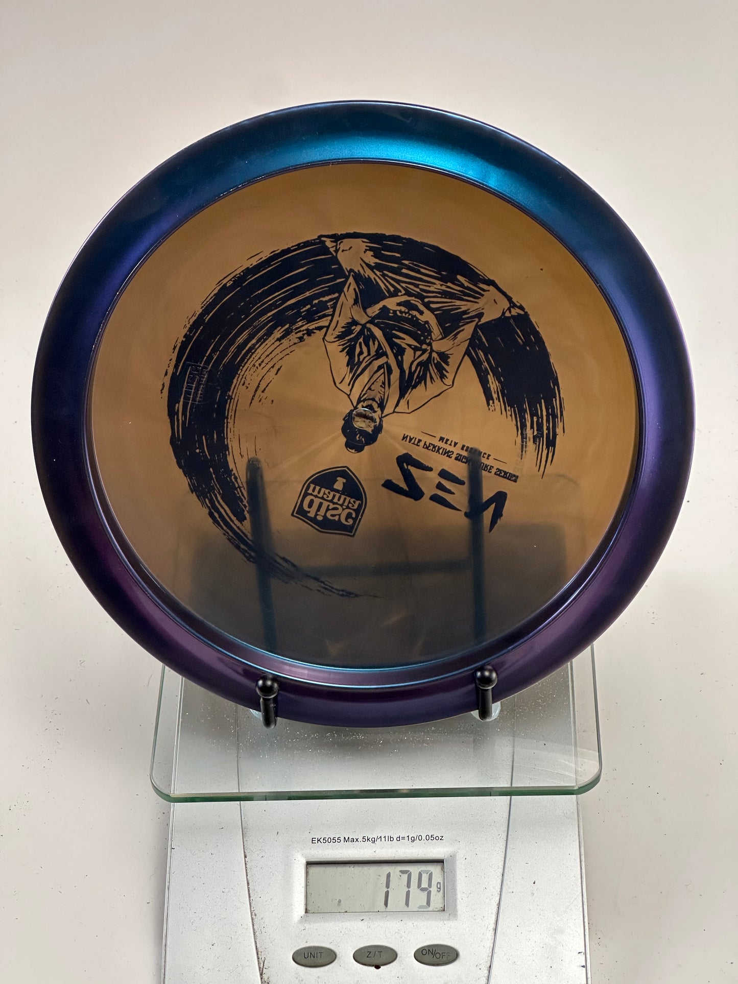 Discmania Meta Essence "Zen" Nate Perkins Signature (Blue/Purple Rim)