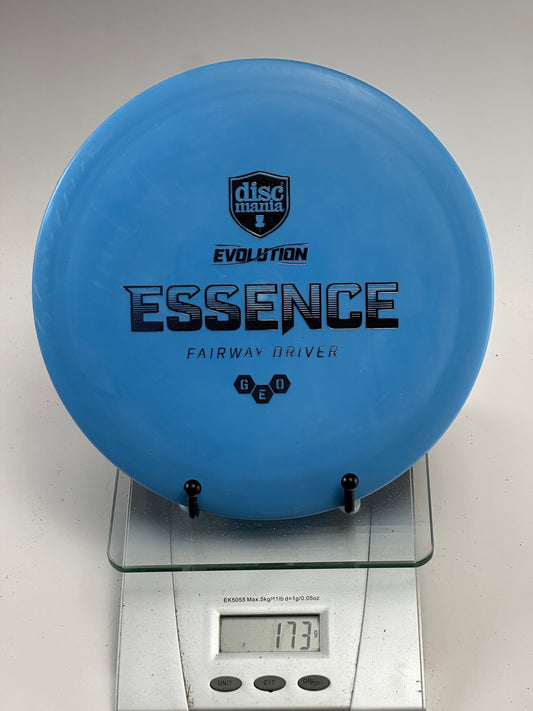 Discmania Essence – Geo Plastic Blue Fairway Driver (Evolution/GEO Stamp)