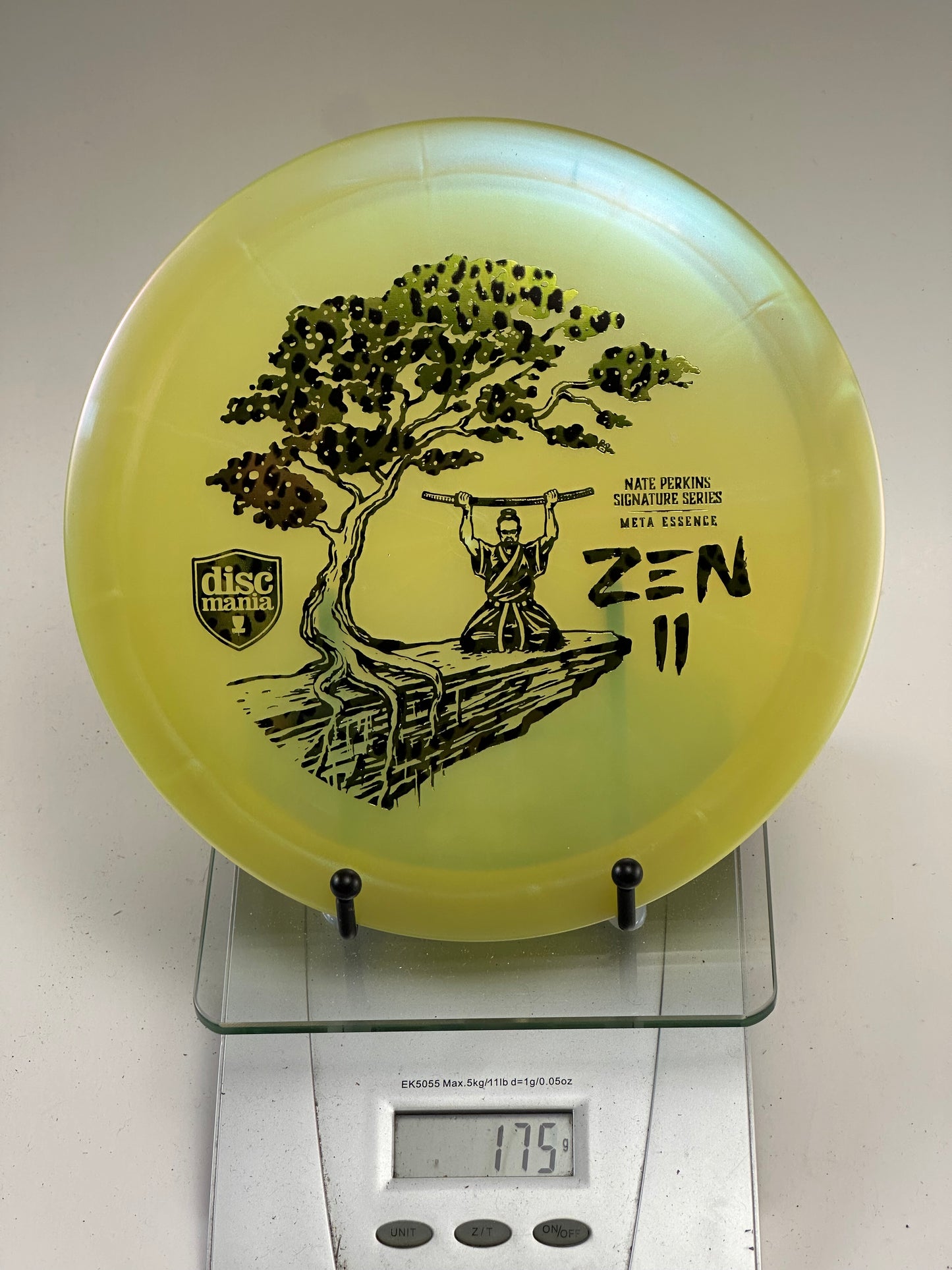 Discmania Meta Essence Nate Perkins Zen II (Yellow, Black Tree Stamp)
