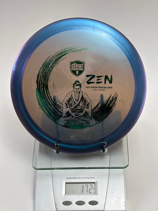 Discmania Meta Essence (Zen II Nate Perkins) Blue Rim, Green Foil Stamp