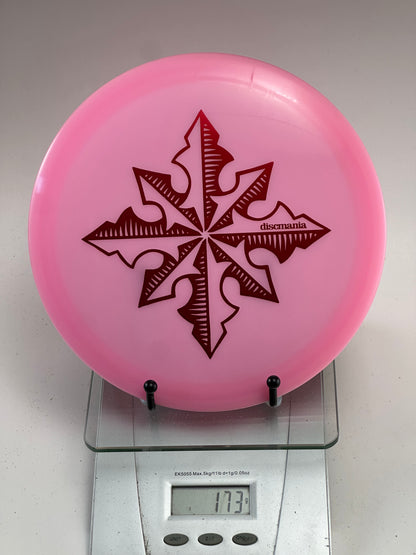 Discmania Essence Meta (Exo?) Pink w/ Red Compass Stamp
