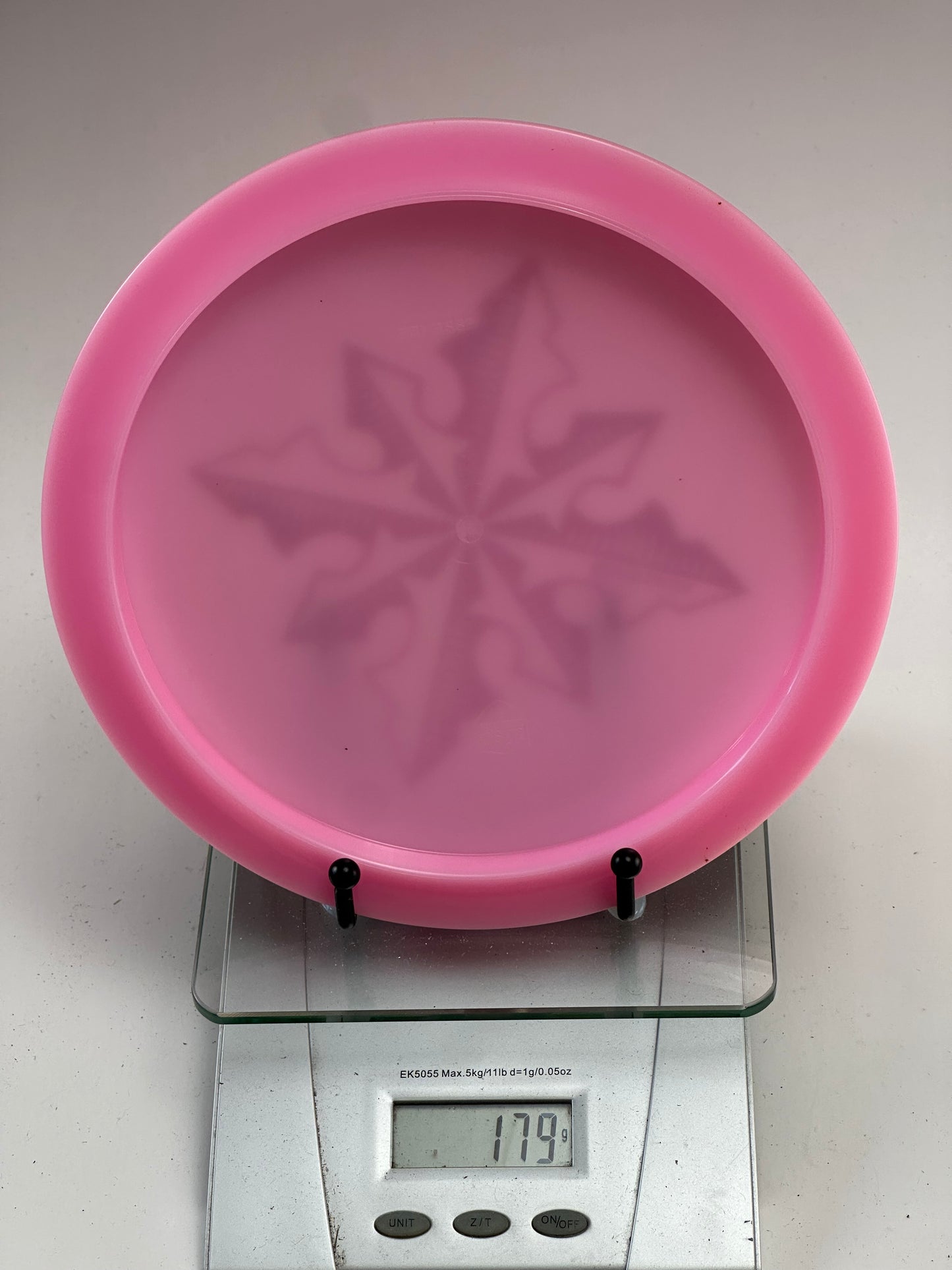 Discmania Essence Meta (Exo?) Pink w/ Red Compass Stamp
