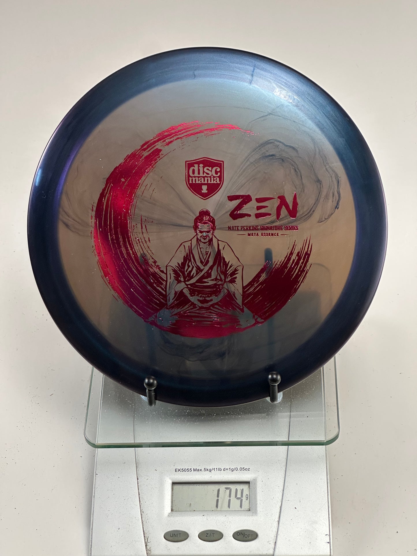 Discmania Essence Meta (Zen II Nate Perkins) Blue Rim • Red Foil Stamp