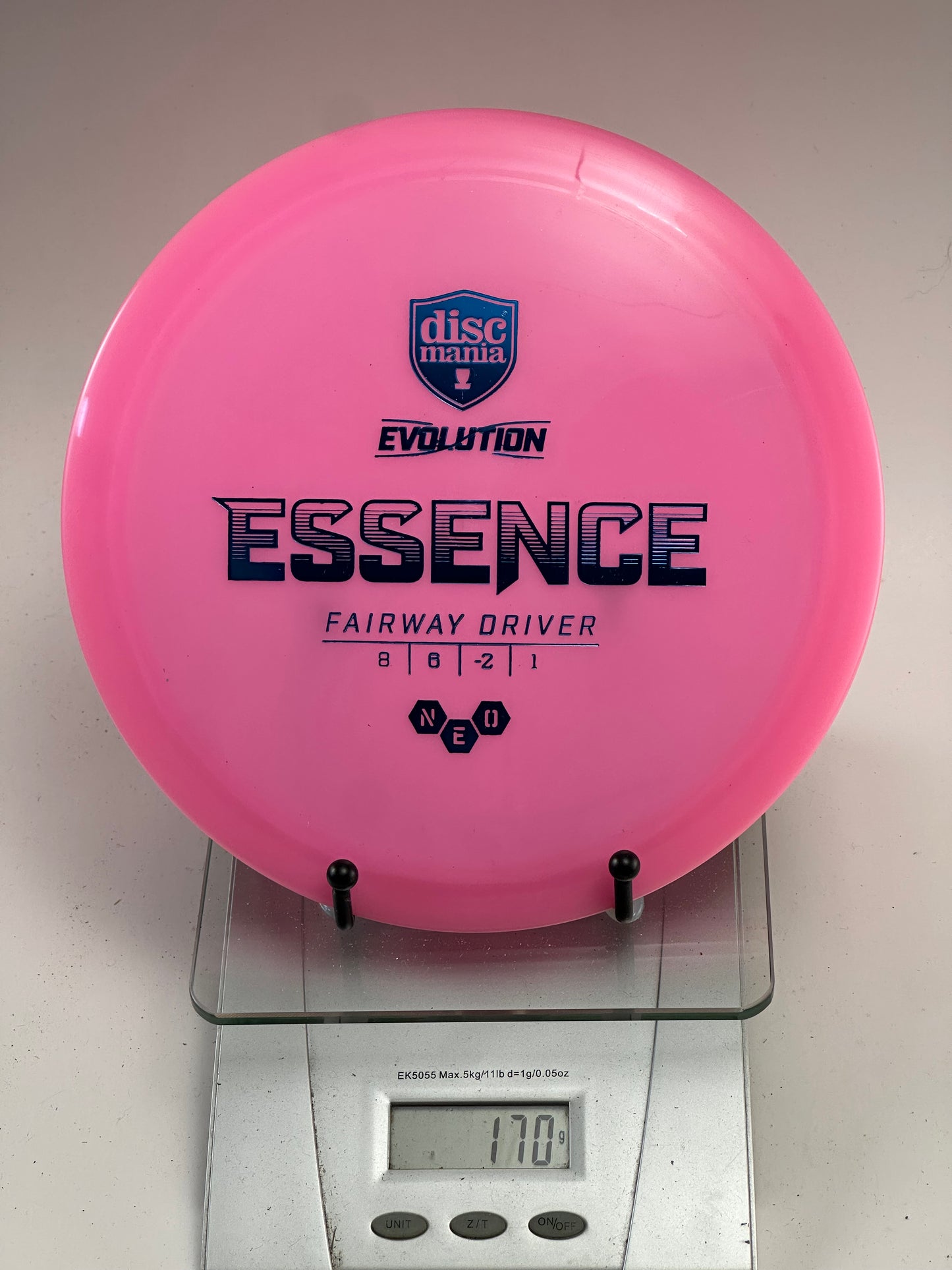 Discmania Neo Essence Fairway Driver (Pink, Black Evolution Stamp)