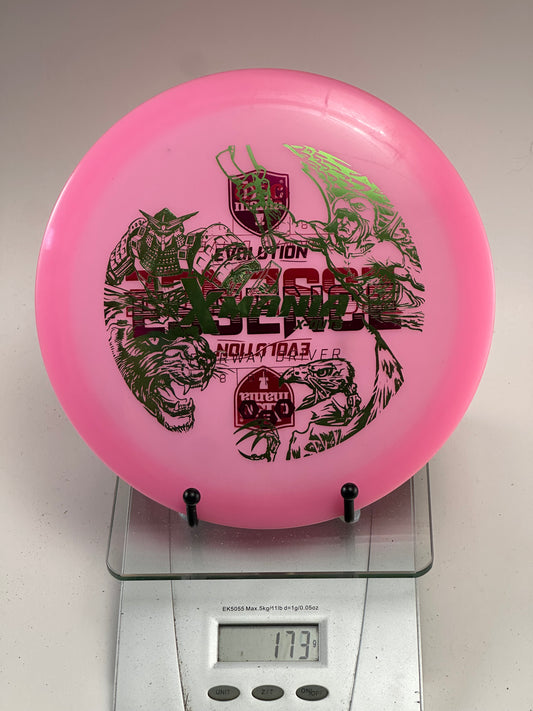 Discmania Neo Essence – Pink w/ Green Robot Warrior Stamp