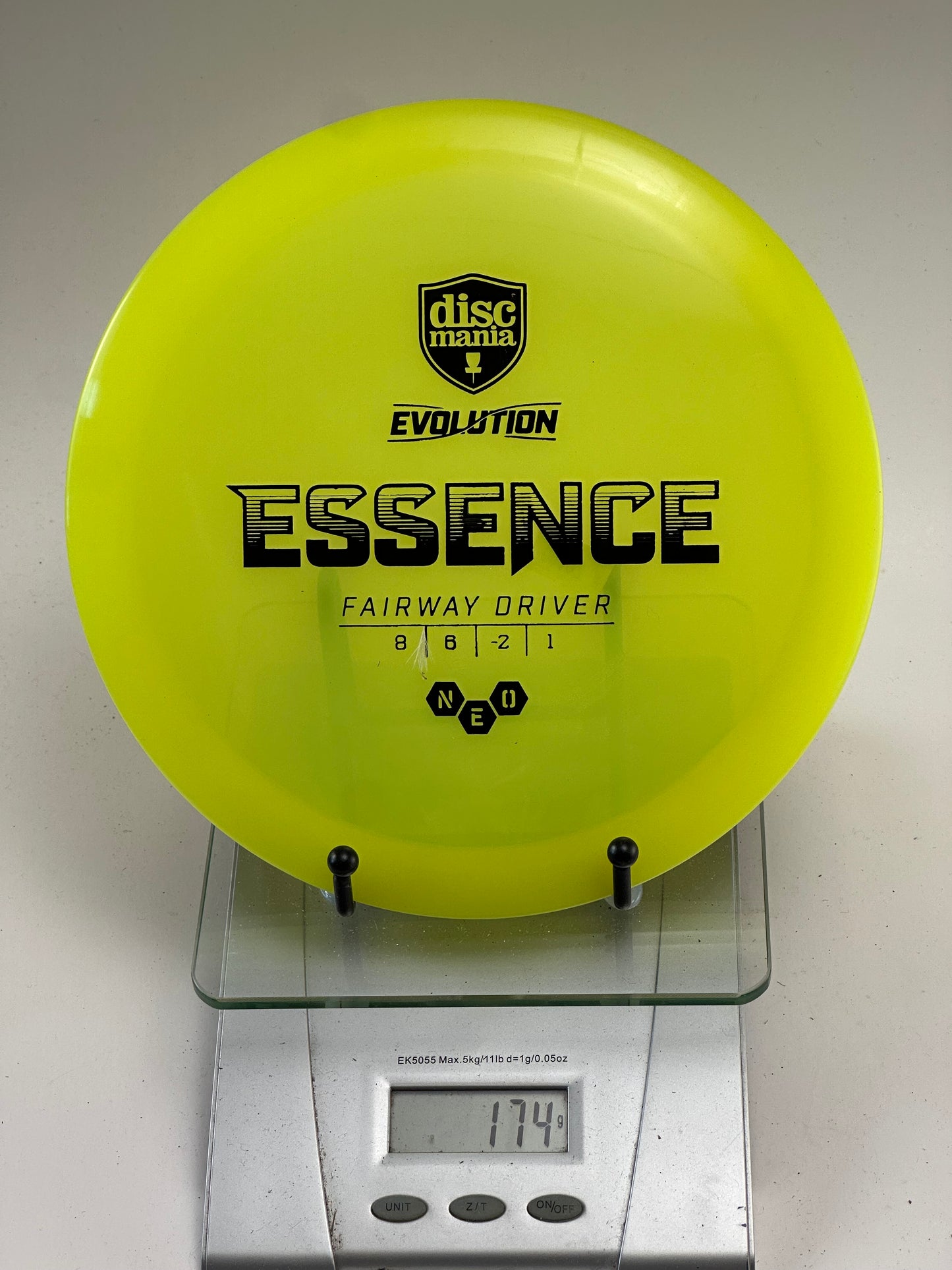 Discmania Essence (Neo) Fairway Driver - Yellow with Black Stamp