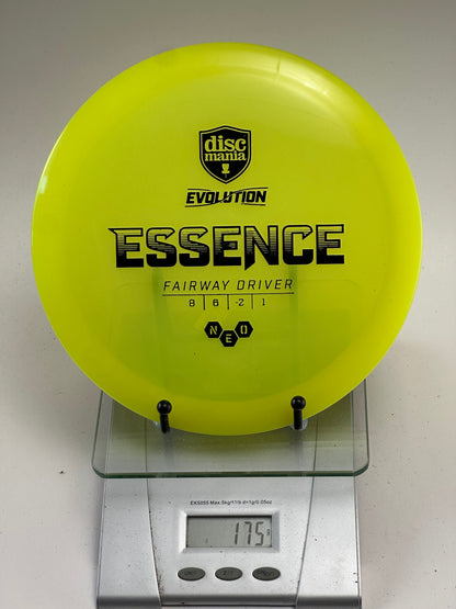 Discmania Neo Essence Fairway Driver (Yellow, Black Stamp)