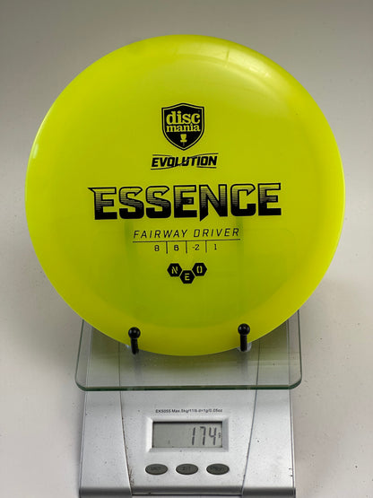 Discmania Neo Essence Fairway Driver (Yellow, Black Evolution Stamp)