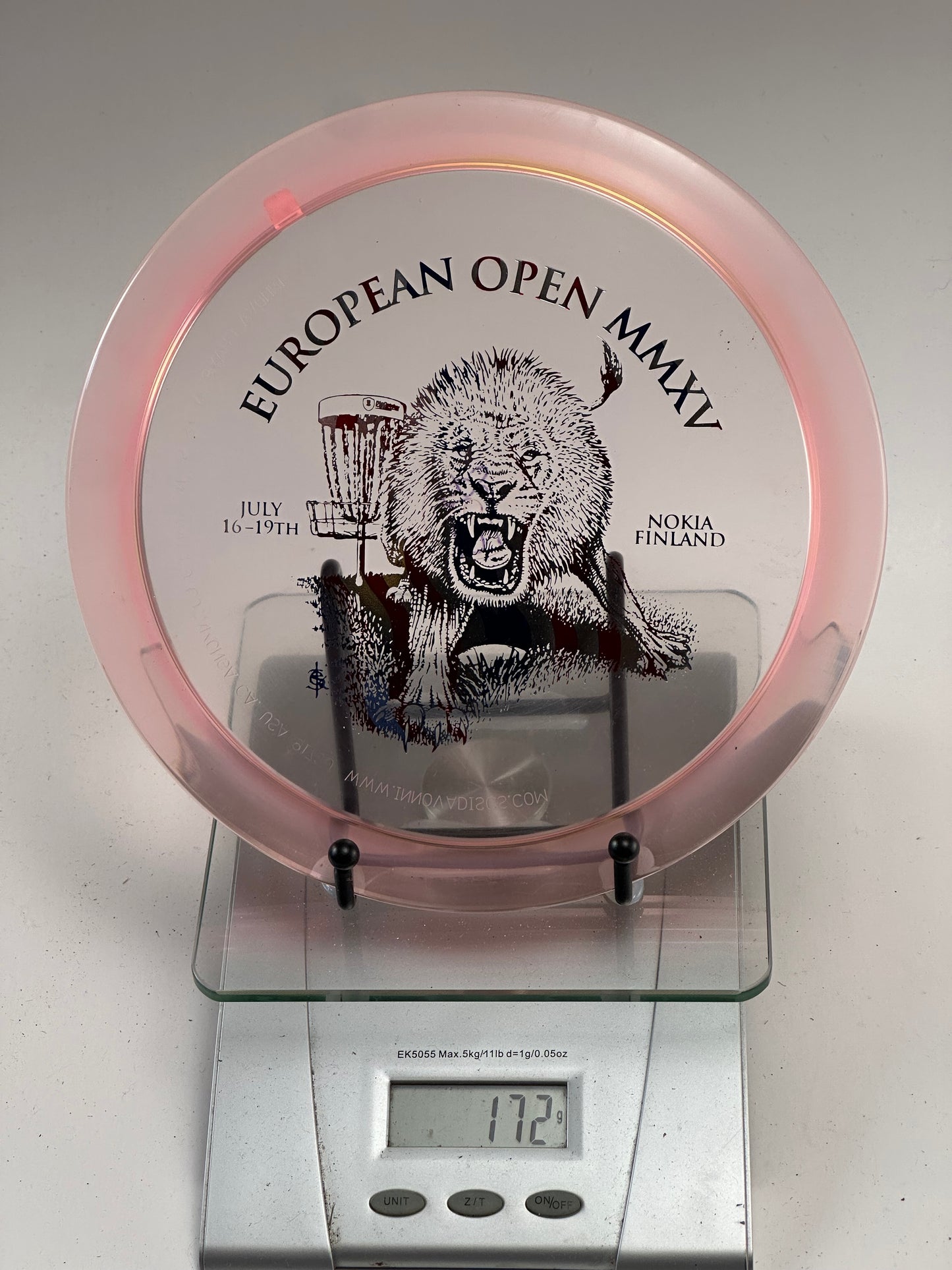 Discmania C-Line FD3 European Open 2014 Lion Stamp (Translucent Pink)