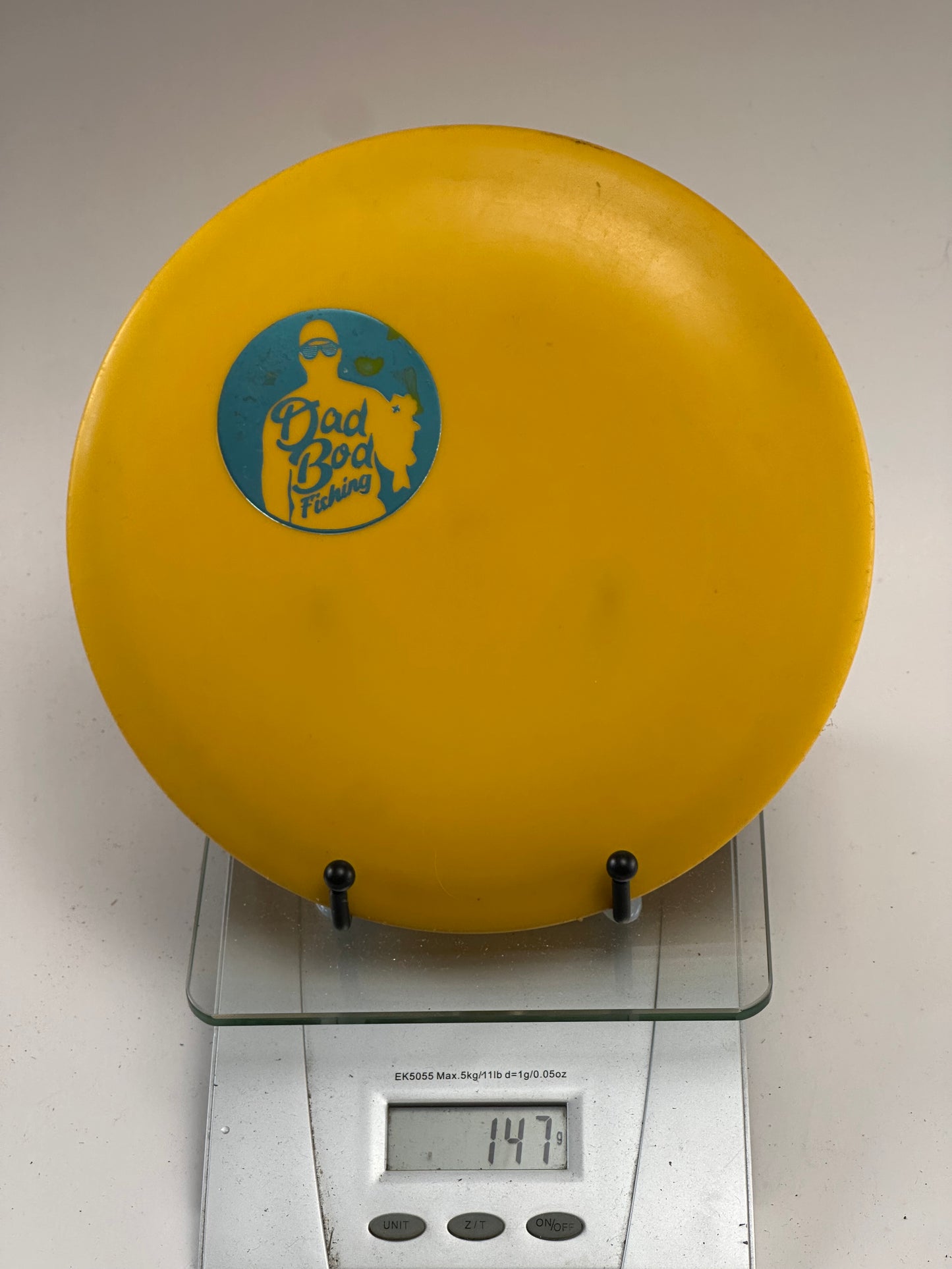 Discmania FD D-Line Fairway Driver, Yellow (147g) Dad Bod Fishing Stamp