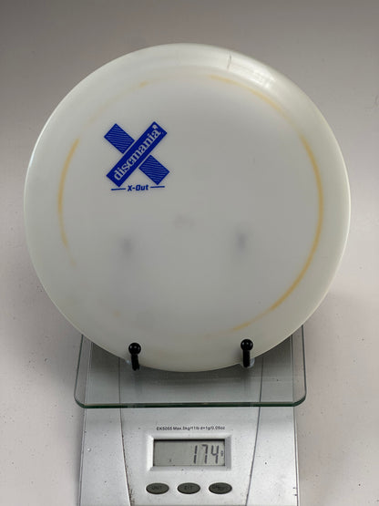 Discmania FD C-Line X-Out Fairway Driver - White w/ Blue X-Out Stamp