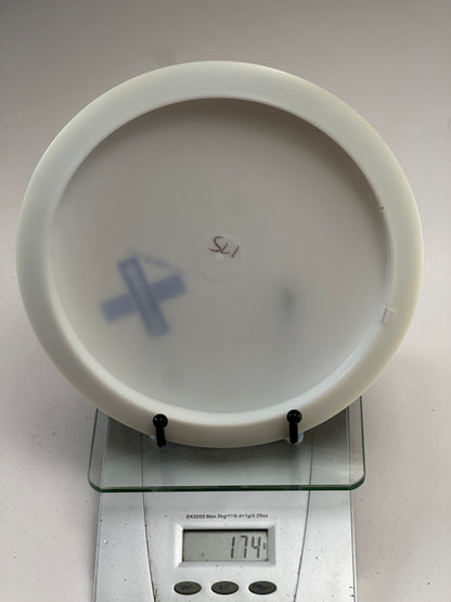 Discmania FD C-Line X-Out (White, Blue X-Out Stamp) 174g