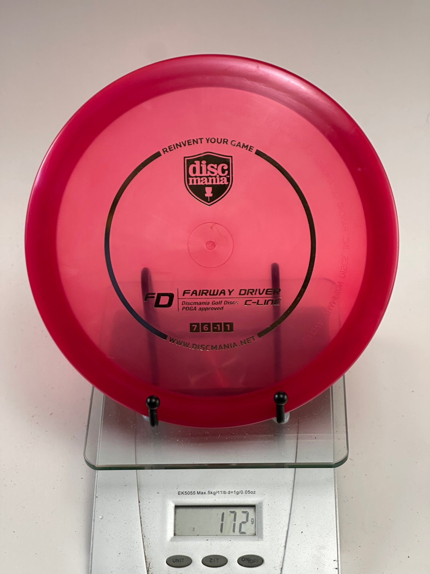 Discmania C-Line FD Fairway Driver (Transparent Red, 172g)