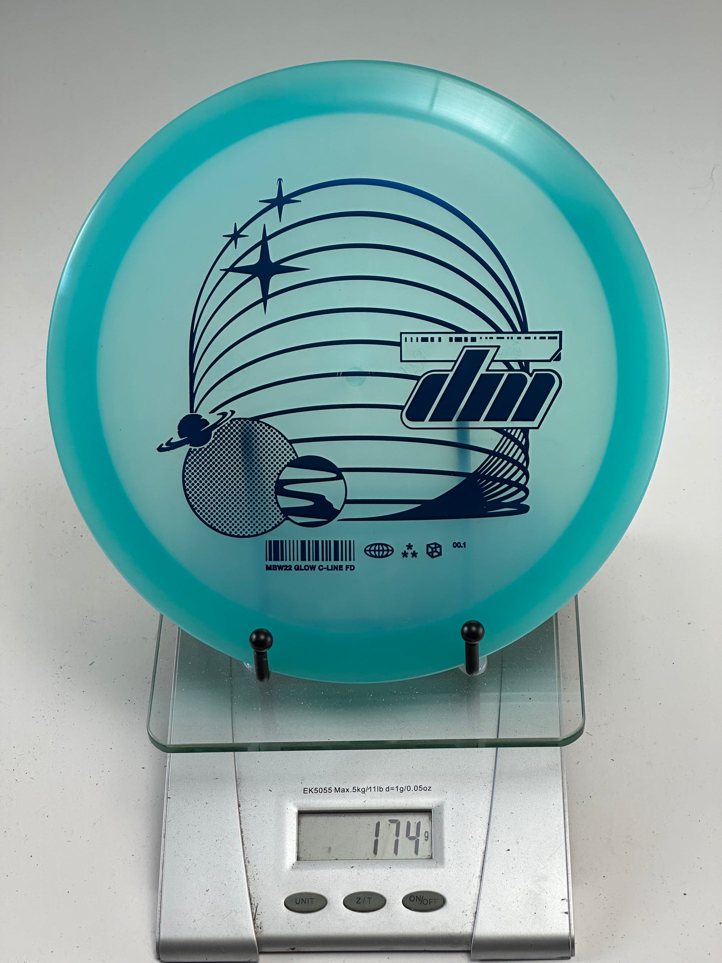 Discmania C-Line Glow FD – Translucent Aqua, Special Edition Stamp