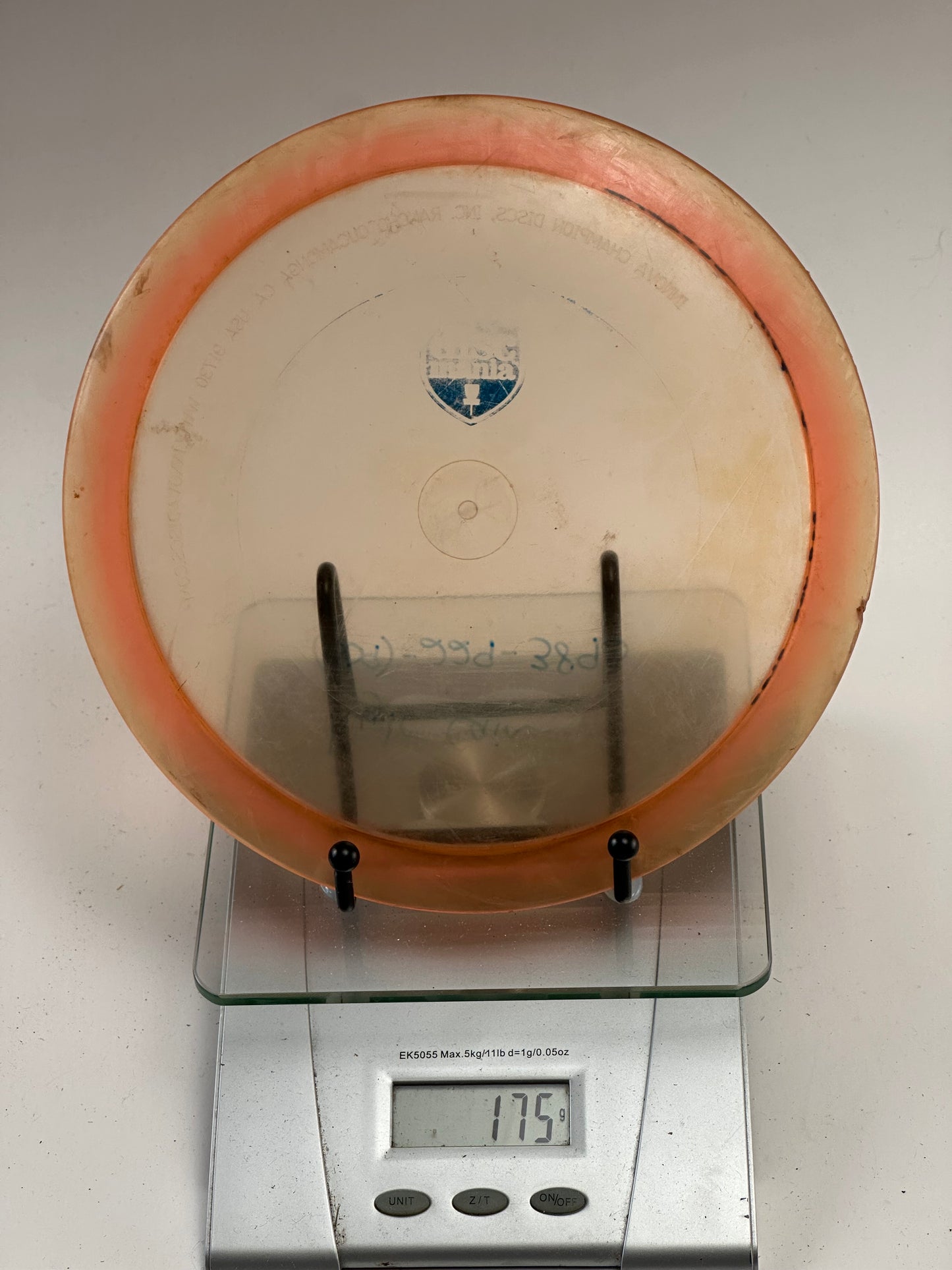 Discmania C-Line FD – Clear w/ Orange Rim, Shield Stamp (175g)