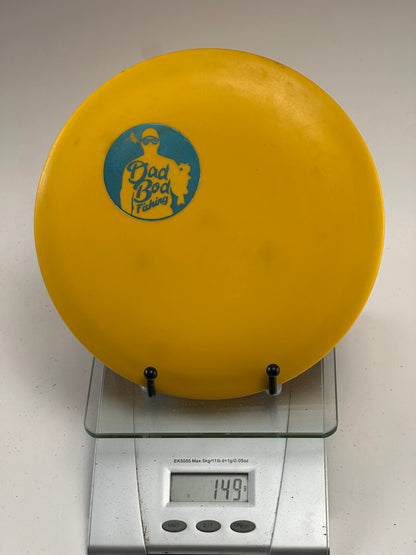 Discmania FD D-Line Yellow Fairway Driver (149g) Custom Dad Bod Fishing Stamp