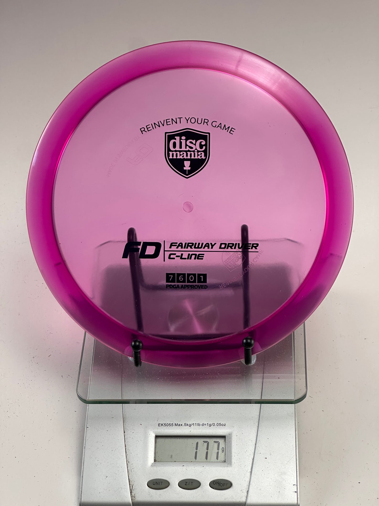 Discmania C-Line FD Fairway Driver – Translucent Pink Shield Stamp