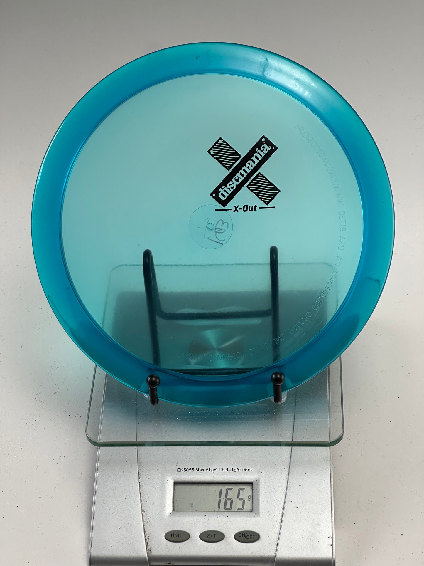 Discmania FD C-Line X-Out, Transparent Aqua (Shield Stamp)