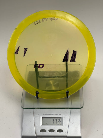 Discmania C-Line FD – Transparent Yellow – Shield Stamp – Ink
