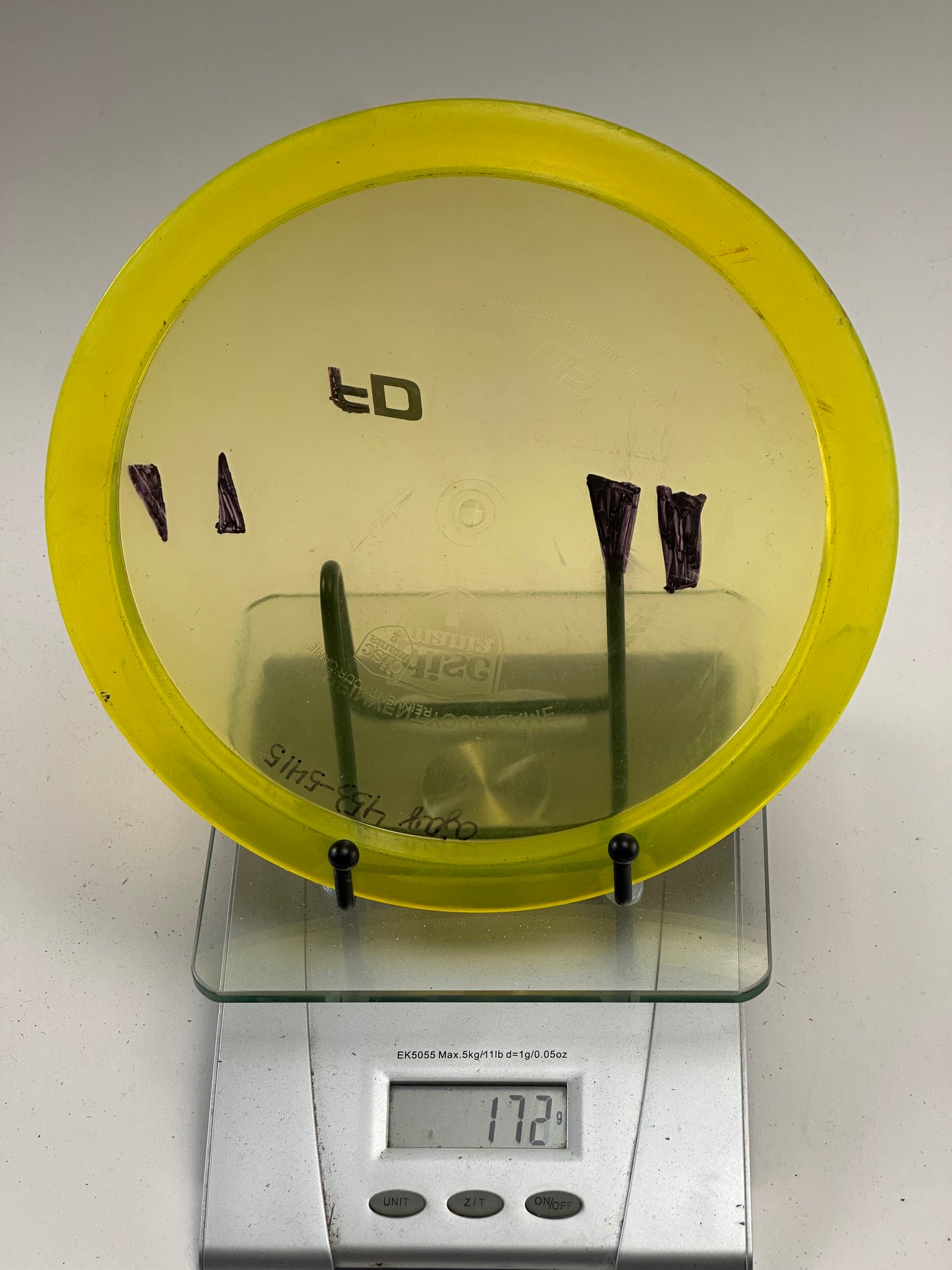 Discmania C-Line FD – Transparent Yellow – Shield Stamp – Ink