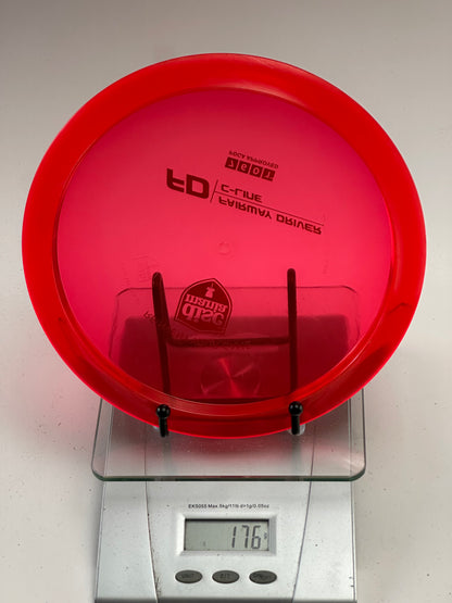 Discmania C-Line FD Fairway Driver – Transparent Red, Shield Stamp