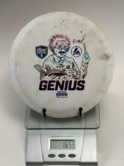 Discmania Active Genius Distance Driver (White) | Einstein Stamp