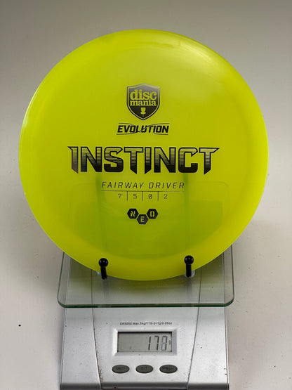 Discmania Instinct (Neo) Yellow Fairway Driver