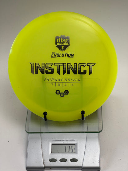 Discmania Neo Instinct (Evolution) Fairway Driver - Yellow
