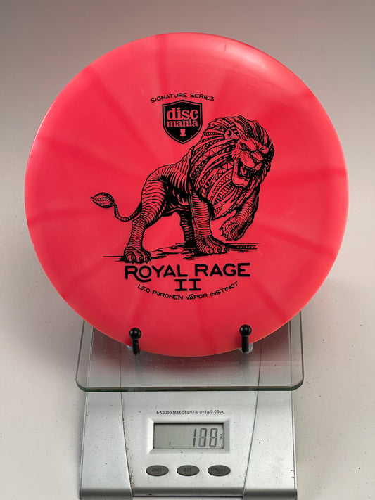 Discmania Instinct Vapor Royal Rage II (Leo Piironen) - Red 180g
