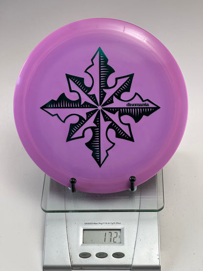Discmania Instinct (Neo) Fairway Driver - Purple, Black Compass Stamp, 172g