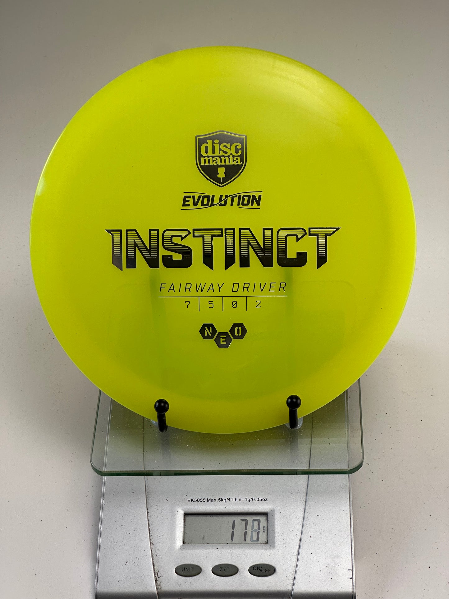 Discmania Instinct (Neo) Fairway Driver – Yellow – 178g