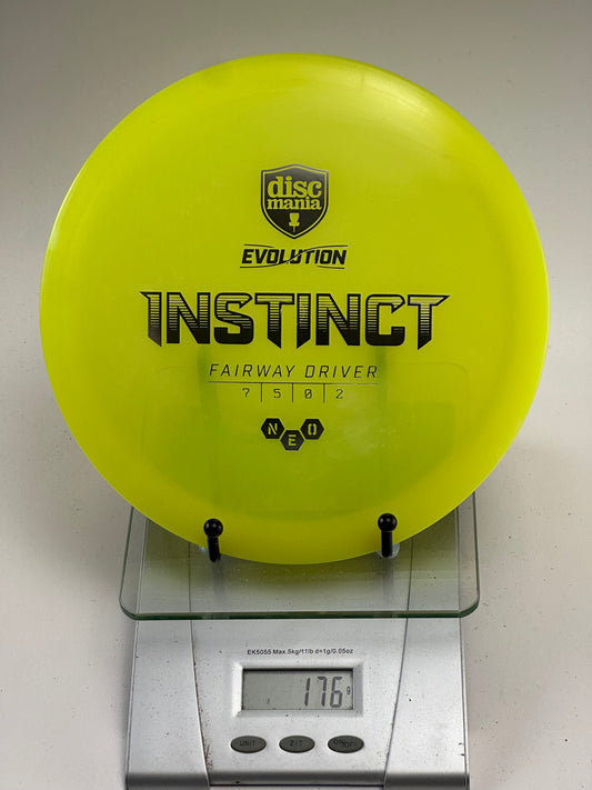 Discmania Instinct – Neo Plastic Yellow Fairway Driver