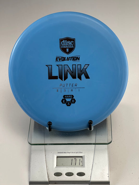 Discmania Link Putter – Exo Hard – Blue – 171g