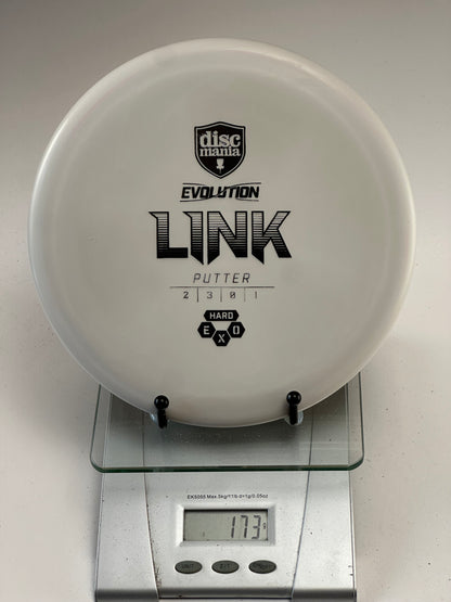 Discmania Link Putter – Exo Hard (White) | Evolution