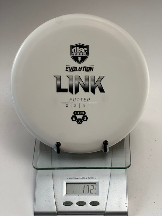 Discmania Link Exo Hard Putter (White) – Evolution Series