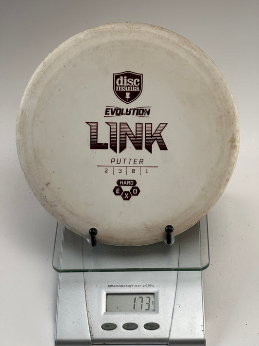 Discmania Link Exo Hard Putter (Evolution) - White