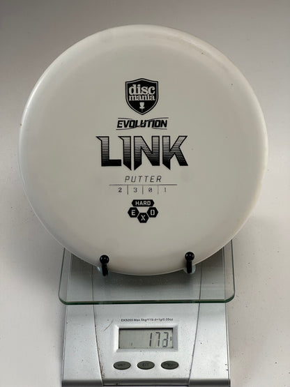 Discmania Link Exo Hard Putter (White) - Evolution