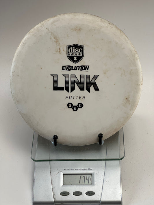 Discmania Link Putter (Evolution Geo) - White
