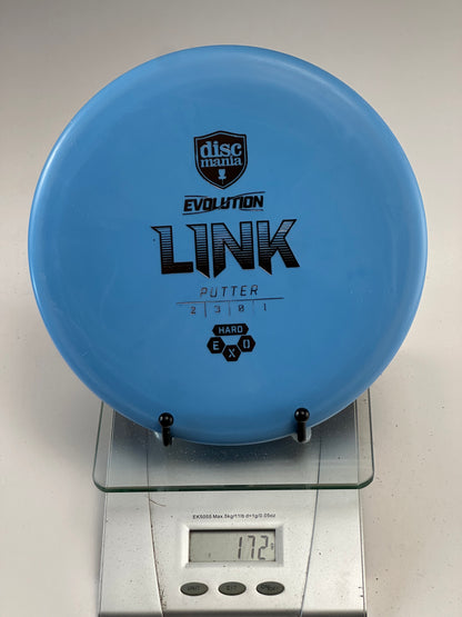 Discmania Link Putter – Exo Hard Evolution, Blue