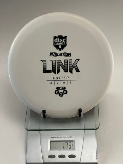 Discmania Link Putter | Exo Hard | White