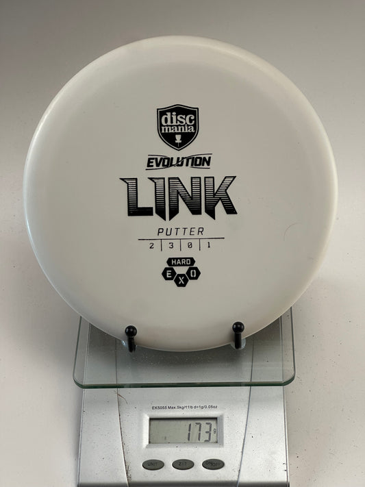 Discmania Link Putter | Exo Hard | White