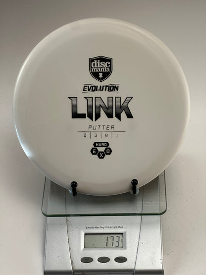 Discmania Link Exo Hard Putter – White
