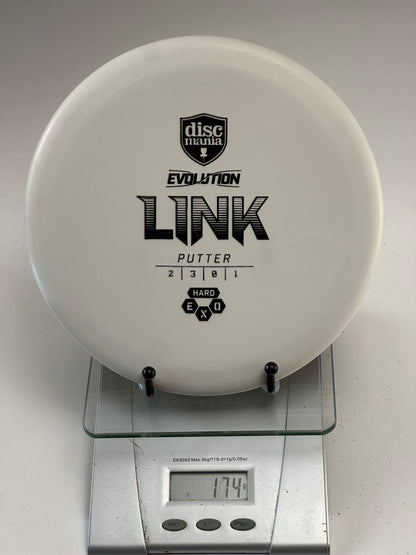 Discmania Evolution Link Exo Hard Putter (White)