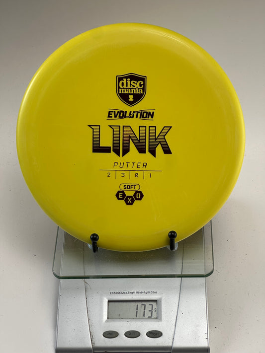 Discmania Link Exo Soft Putter (173g) - Yellow