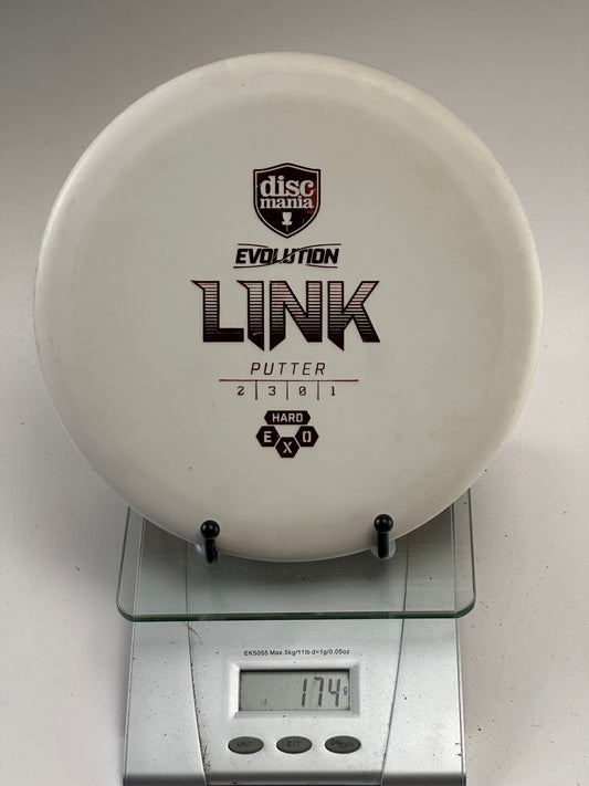 Discmania Link Exo Hard Putter – White Evolution Stamp