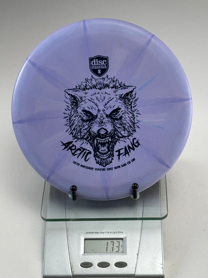 Discmania Link Arctic Fang Vapor Hard Exo Putter - Swirly Purple