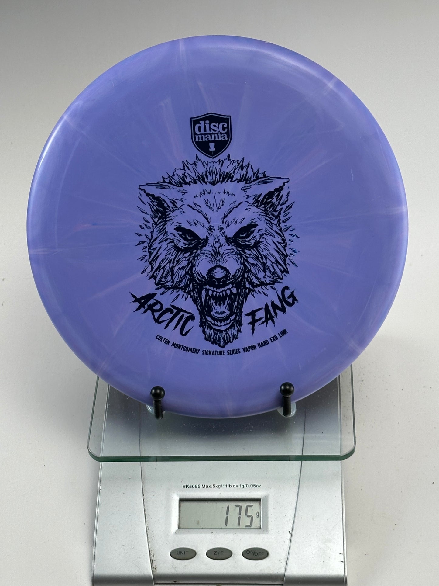 Discmania Link Arctic Fang Vapor Hard Exo Putter - Purple