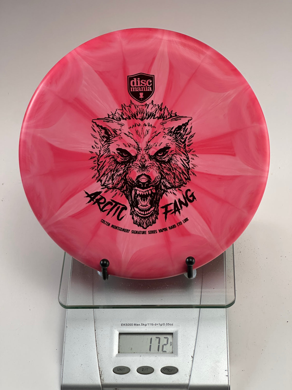Discmania Arctic Fang Link Vapor Hard Exo Putter (Pink) 173g