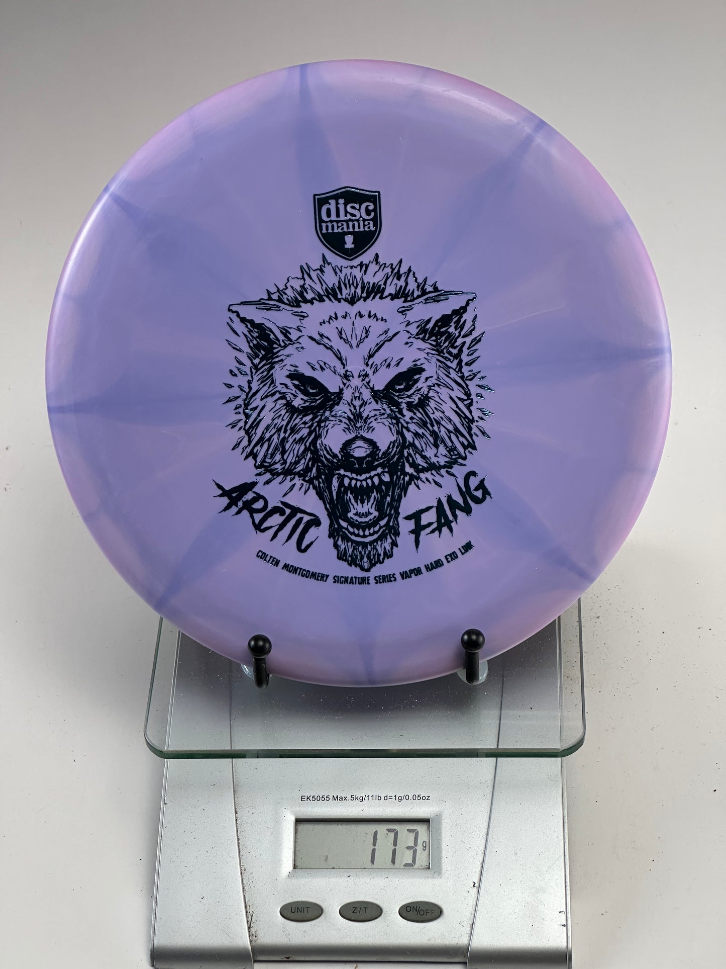 Discmania Link Arctic Fang Vapor Hard Exo Putter (173g) - Purple