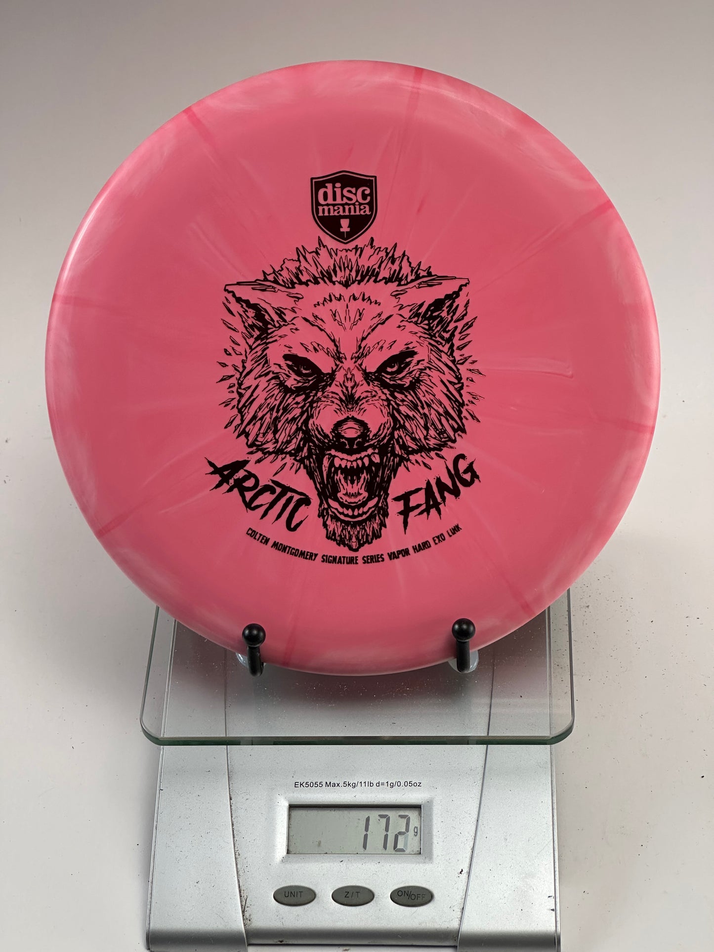 Discmania Link Arctic Fang Vapor Hard Exo Putter (Pink)